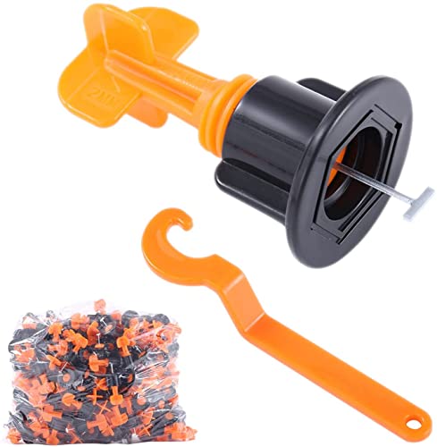 TOPWAY Multifunktions-Fliesen-Nivellier-System 90er Pack Wiederverwendbare Fliesen-Nivellier-Abstandshalter für Gebäudewände Fußböden + Schraubenschlüssel TOPWAY Multifunktions-Fliesen-Nivellier-System 90er Pack Wiederverwendbare Fliesen-Nivellier-Abstandshalter für Gebäudewände Fußböden + Schraubenschlüssel von TOPWAY