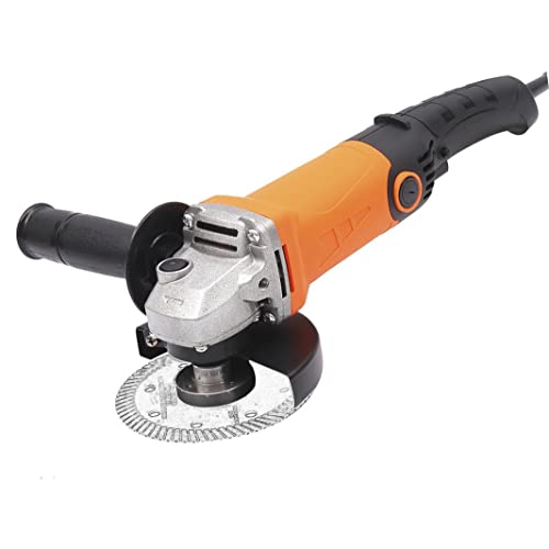 TOPWAY Winkelschleifer 115mm 750W Kabelgebundener Elektrischer Winkelschleifer für Mauerwerk Beton Fliesen Metall Stahl Schneiden Schleifen Polieren 100072 von TOPWAY