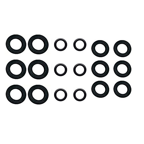 TOPWAYS® Dichtungs-Satz Replacement Kit O-Ring Vielseitiger Dichtungsring Unterlegscheiben Ersatzkit Dichtungssatz für die Hahnverbinder von TOPWAYS