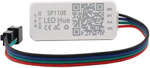 Bluetooth Controller SP110E LED Controller Bluetooth Smart iOS/Android App 1024 Pixel für SK6812 RGB RGBW APA102 WS2801 RGB/RGBW LED Streifen DC 5-24V Bluetooth Controller SP110E LED Controller Bluetooth Smart iOS/Android App 1024 Pixel für SK6812 RGB RGBW APA102 WS2801 RGB/RGBW LED Streifen DC 5-24V von TOPXCDZ