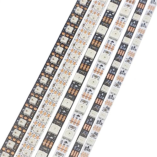 DC 5V Schmalen 4mm 5mm 8mm WS2812B Led Streifen licht WS2812 5050 3535 RGB Einzeln Adressierbaren pixel Streifen 1M 2M (1M, 8mm 3535SMD Black) von TOPXCDZ