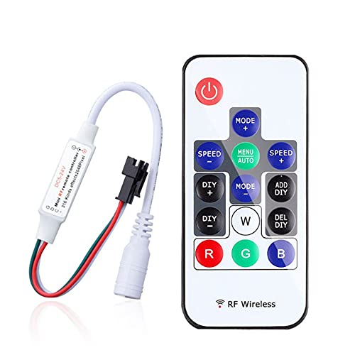 Led Streifen Licht WS2812B WS2811 RGB Led Controller;14keys RF Wireless Fernbedienung DC5-24V Led Streifen Licht WS2812B WS2811 RGB Led Controller;14keys RF Wireless Fernbedienung DC5-24V von TOPXCDZ