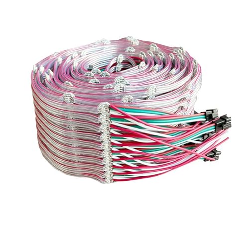 TOPXCDZ 100 Stück DC5V WS2812B vorverlötete LEDs LED-Modul-Saitenknoten 10 cm Draht adressierbar individuell 5050 SMD RGB mit Kühlkörperplatine TOPXCDZ 100 Stück DC5V WS2812B vorverlötete LEDs LED-Modul-Saitenknoten 10 cm Draht adressierbar individuell 5050 SMD RGB mit Kühlkörperplatine von TOPXCDZ