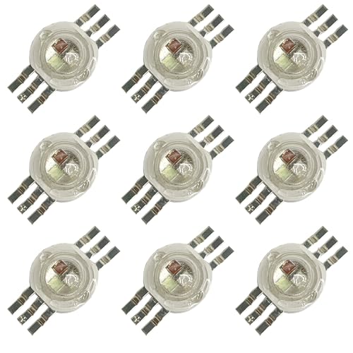 TOPXCDZ RGB RGBW RGBWW RGBWY RGBWYV LED COB Chip 3W 4W 5W 6W 8 W 9W 10W 12W 15W 18 W Bunte Für 3 6 9 12 15 18 W Watt Bühne Licht perlen (6Pin 9W RGB) von TOPXCDZ