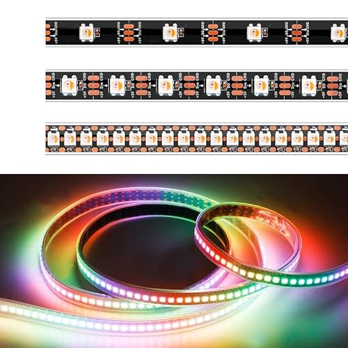 TOPXCDZ SK6812 RGBW Led Streifen Licht 4 in 1 Ähnliche WS2812B 1m 5m 30 60 144 LEDs individuelle Address RGBWW Led Lichter IP30 65 67 5V (5M 60LED/M, White Pcb Ip67 Rgbww) von TOPXCDZ