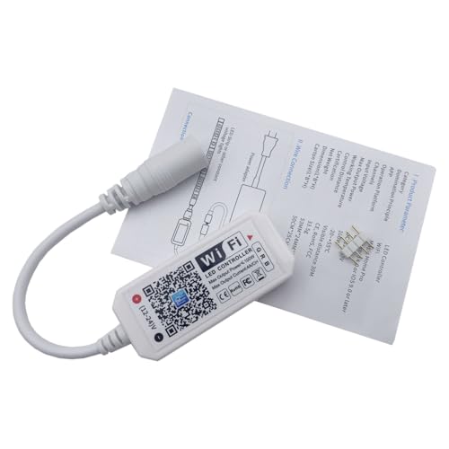 TOPXCDZ Wifi RGB Controller Magic Home APP Arbeit mit Alexa Google Home für DC12-24V RGB LED Streifen Licht Stimme Dimmer TOPXCDZ Wifi RGB Controller Magic Home APP Arbeit mit Alexa Google Home für DC12-24V RGB LED Streifen Licht Stimme Dimmer von TOPXCDZ