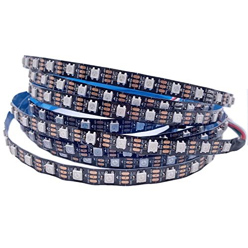 WS2812B 5M 60 LEDs/Pixels/m Individuell adressierbar 300LEDs RGB Schwarz PCB Streifen mit 5050 SMD LEDs NichtWasserdicht IP30 WS2812B 5M 60 LEDs/Pixels/m Individuell adressierbar 300LEDs RGB Schwarz PCB Streifen mit 5050 SMD LEDs NichtWasserdicht IP30 von TOPXCDZ