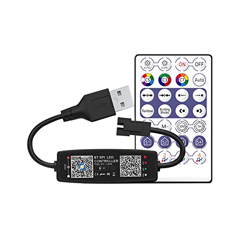 TOPXCDZ WS2812B Controller Bluetooth Musik für Pixel LED Streifen Licht SK6812 WS2811 WS2812 LED Lichtleiste USB 5V APP Fernbedienung TOPXCDZ WS2812B Controller Bluetooth Musik für Pixel LED Streifen Licht SK6812 WS2811 WS2812 LED Lichtleiste USB 5V APP Fernbedienung von TOPXCDZ