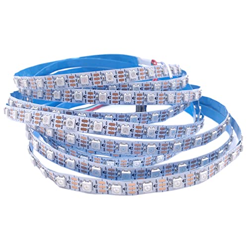 WS2812B RGB adressierbare 5M 60 LEDs/Pixels/m WS2812 300LEDs Streifen mit 5050 SMD LEDs Weiße Leiterplatte NichtWasserdicht IP30 WS2812B RGB adressierbare 5M 60 LEDs/Pixels/m WS2812 300LEDs Streifen mit 5050 SMD LEDs Weiße Leiterplatte NichtWasserdicht IP30 von TOPXCDZ