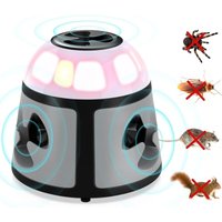 Ultraschallmäuse und Ratten 360° Ultraschallmaus mit LED-Licht, Mausstecker und Nagetiervertreiber von TORANA