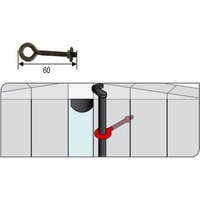 Schnürsenkelmutter Torbel für Espagnolette Kataphorese - 745603 von TORBEL