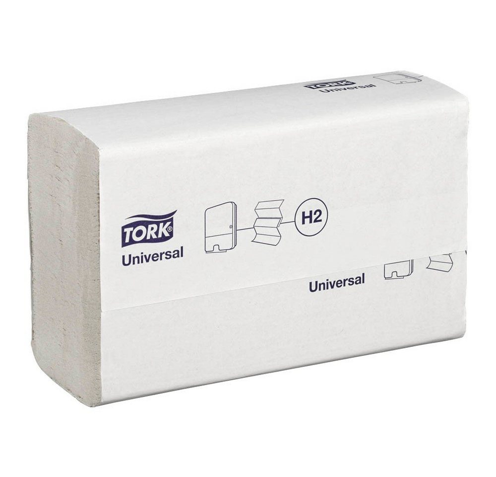 TORK Papierhandtuch 4.740 Multifold-Handtücher Xpress® Universal 2-lagig - weiß, 2-lagig, Multifold-Falz, Nassfest von TORK