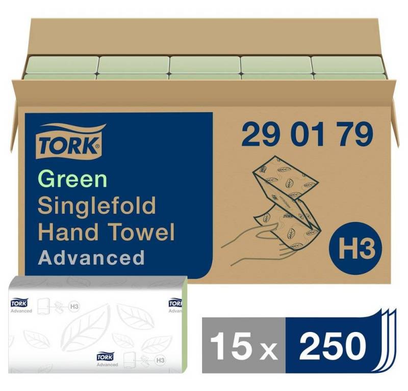 TORK Papierhandtuch Zickzack Paiperhandtücher H3 Advanced, saugstark, 2-lagig 290179 TORK Papierhandtuch Zickzack Paiperhandtücher H3 Advanced, saugstark, 2-lagig 290179 von TORK