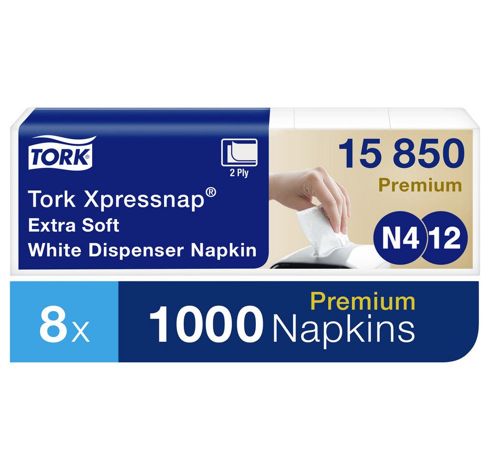 TORK Papierserviette TORK Xpressnap® Papierserviette 15850 8 St. von TORK