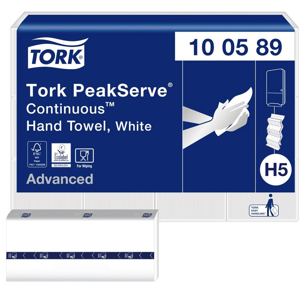 TORK Papierhandtuch TORK 100589 Papierhandtücher (L x B) 22.5 cm x 20.1 cm 1 Set von TORK