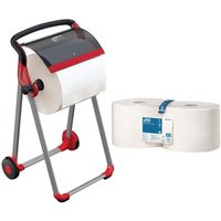 Tork - Papierspender-Set H1006xB646xT530ca.mm Kunststoff-/Metallgestell Set von TORK