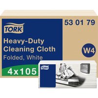Tork - Putztuch 530179 L.ca.238 mmxB.ca.355mm weiß 1-lagig,ungeprägt 4x105 Pk. von TORK