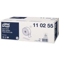 Tork - Toilettenpapier Mini Jumbo 110255 3lagig weiß 12 St./Pack. von TORK