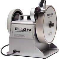 Tormek Schleifmaschine für Messer - Messerschleifmaschine mit einstellbarem Schleifwinkel, T-2, 120W von TORMEK