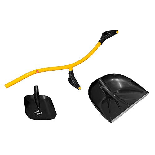 TORNADICA Ergonomische Schneeschaufel aus Kunststoff + Metall. Kunststoff-Schaufel zum Entfernen von Schnee oder Anderen körnigen Materialien. Kann Einer Traglast von bis zu 2500 kg standhalten TORNADICA Ergonomische Schneeschaufel aus Kunststoff + Metall. Kunststoff-Schaufel zum Entfernen von Schnee oder Anderen körnigen Materialien. Kann Einer Traglast von bis zu 2500 kg standhalten von TORNADICA