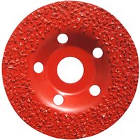 TOROFLEX Schleifteller, Innendurchmesser: 22,23 mm, für: Winkelschleifer - rot von TOROFLEX