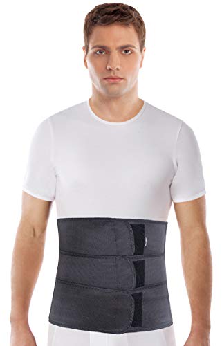 TOROS GROUP MANUFACTURE Postoperative Stützbandage Rückenstützgürtel Bauchweggürtel Bauchstütze Höhe 31 cm Small Schwarz von TOROS-GROUP