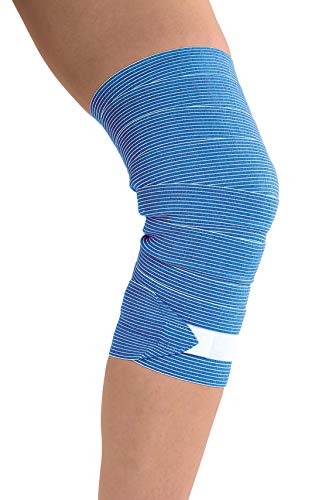 TOROS-GROUP Medizinischer elastischer Verband mit Textilverschluss 2 PACK Blau 3m*8cm TOROS-GROUP Medizinischer elastischer Verband mit Textilverschluss 2 PACK Blau 3m*8cm von TOROS-GROUP
