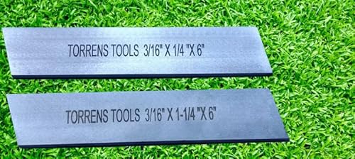 Amz455 Schneidklinge (3/16 Zoll x 1-1/4 Zoll x 15,2 cm), M2 HSS gehärtet und geschliffen, 2 Stück von TORRENS