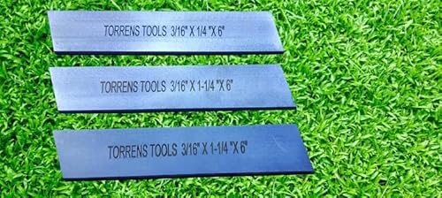 Amz567 Schneidklinge (3/16 Zoll x 1-1/4 Zoll x 15,2 cm), M2 HSS gehärtet und geschliffen, 3 Stück von TORRENS
