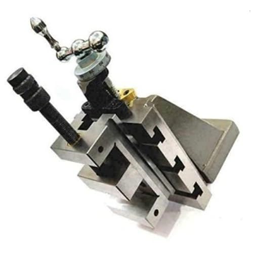 Drehmaschine Fester vertikaler Frässchieber 10,2 x 12,7 cm mit 63 mm Schleifschraubstock Amz72 von TORRENS