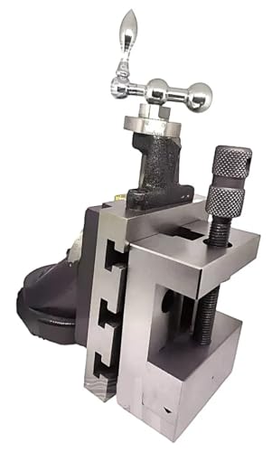 Drehmaschine Vertikaler Frässchieber – Drehfuß, 100 x 125 mm mit 88 mm Vice-Amz967 von TORRENS