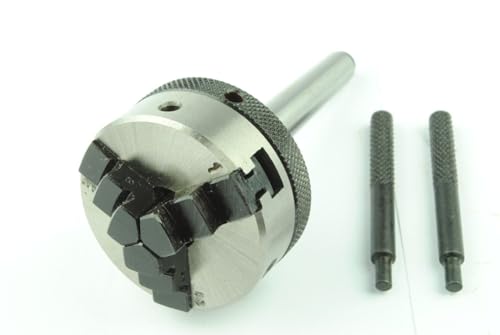 Mini-Drehfutter-Amz655, selbstzentrierendes Bohrfutter, 3 Backen, 50 mm, mit MT1-Schaft, Deichseldorne von TORRENS