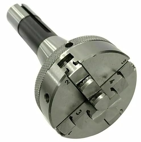 Selbstzentrierendes Bohrfutter mit 4 Backen, 50 mm, mit R8-Dorn, 7/16-Zoll-Gewinde, 14 x 1-Amz470 von TORRENS