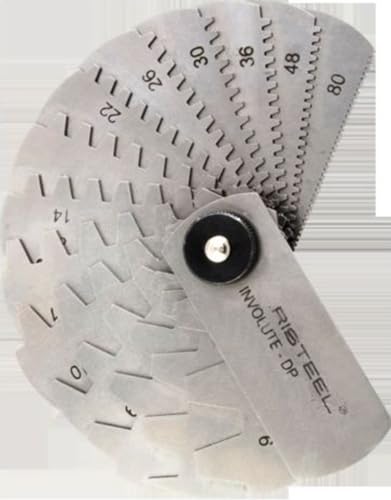 Zahnprofillehre 6 bis 80 D.P 22 Profile 14 Blätter 20 PA - Imperial-Amz769 Zahnprofillehre 6 bis 80 D.P 22 Profile 14 Blätter 20 PA - Imperial-Amz769 von TORRENS
