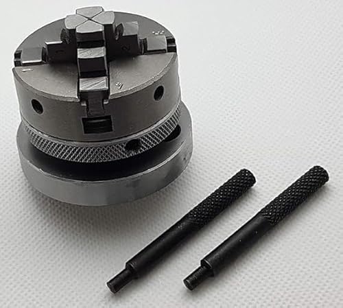 Zealindustrie-Amz471 selbstzentrierendes Bohrfutter mit Rückplatte und T-Nut-Gewinde, 4 Backen, selbstzentrierend, 50 mm von TORRENS