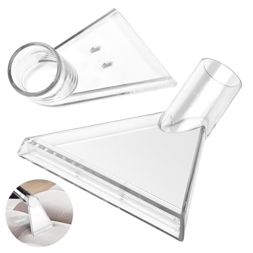 2 Stück Sprühextraktionsdüse, Staubsauger Düsen Aufsätze, Staubsauger HanddüSe, Nasssauger Aufsatz Transparent, Staubsauger Polsterdüse für Sofa Steppung Düse Nasssauger Reinigung Von Polster,Teppich von TOSAVGA