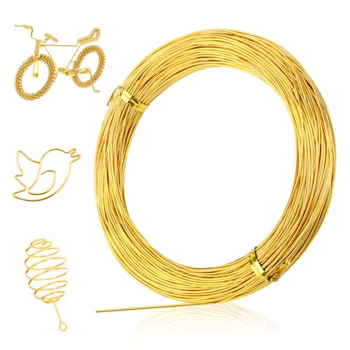 Basteldraht Gold 50m×1mm Draht zum Basteln Aluminiumdraht Schmuckdraht Golddraht 1mm Bindedraht Gold Messingdraht Weicher & Biegsamer Draht Für Schmuck, DIY-Skulpturen, Dekoteile, Bastelarbeiten Basteldraht Gold 50m×1mm Draht zum Basteln Aluminiumdraht Schmuckdraht Golddraht 1mm Bindedraht Gold Messingdraht Weicher & Biegsamer Draht Für Schmuck, DIY-Skulpturen, Dekoteile, Bastelarbeiten von TOSAVGA