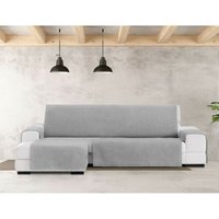 Toscohome - Sofabezug 240 cm für Sofa-Halbinsel links grau - Valeria von TOSCOHOME