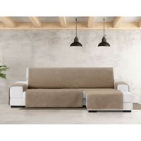 Toscohome - Sofabezug 240 cm für Sofa mit rechter Halbinsel Farbe beige - Valeria von TOSCOHOME