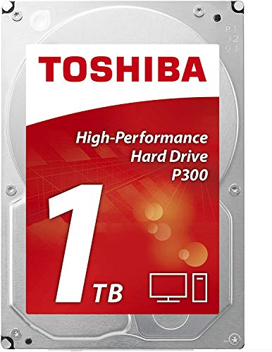 Toshiba P300 1 TB Interne Festplatte (8,9 cm (3,5 Zoll), SATA) schwarz von TOSHIBA