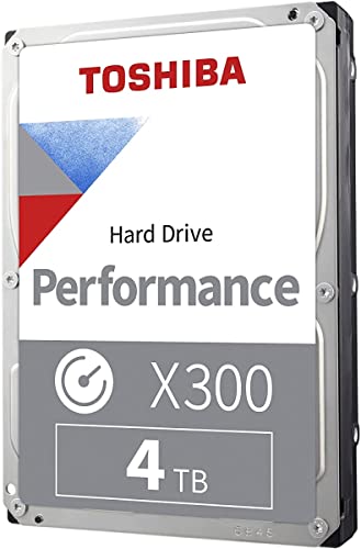 TOSHIBA X300 4TB Performance & Gaming 3,5 Zoll interne Festplatte - CMR SATA 6GB/s 7200RPM 256MB Cache - HDWR440XZSTA TOSHIBA X300 4TB Performance & Gaming 3,5 Zoll interne Festplatte - CMR SATA 6GB/s 7200RPM 256MB Cache - HDWR440XZSTA von TOSHIBA