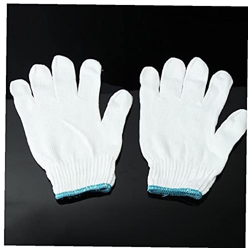 TOSSPER 1 Paar Handarbeits Baumwoll-Handschuhe Sicherheits-Griff-Schutz Arbeits-Handschuhe Hitzebeständig Kochen Mitts Home Küche Und Kochzutaten von TOSSPER