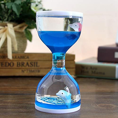 1 Stück Delphin Liquid Motion Bubbler Timer, Öl Sensorische Entspannung Spielzeug Visuelle Bubble Für Büro & Schreibtisch Dekor Weihnachten Geschenke von TOSSPER