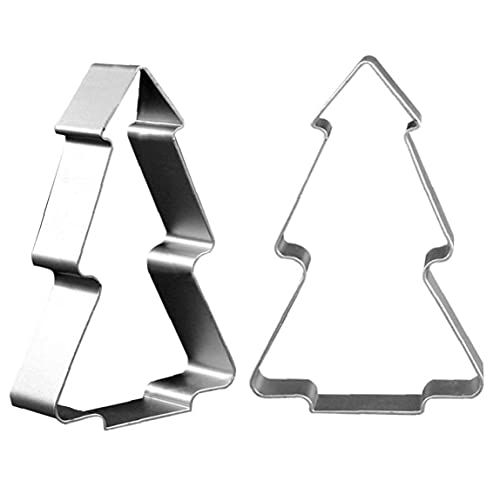 1pc Weihnachtsbaum-plätzchen Cutter Edelstahl Baum Shaped-biskuit-form Kuchen, Die Werkzeuge Küche Backzubehör von TOSSPER