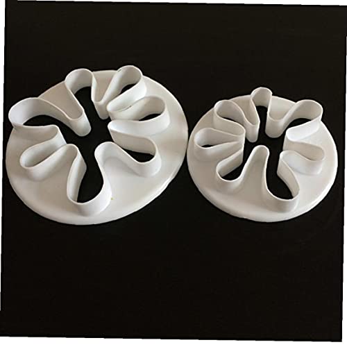 2 Stück Kuchen Drucken Cutter Biscuit Sugar Mold Fondant Prägestempel Küche Kuchen-backen-werkzeug von TOSSPER