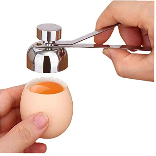 Edelstahl Egg Topper Cutter Gekochte Rohe Eierschalenöffner Küche Backen Zubehör Werkzeuge von TOSSPER
