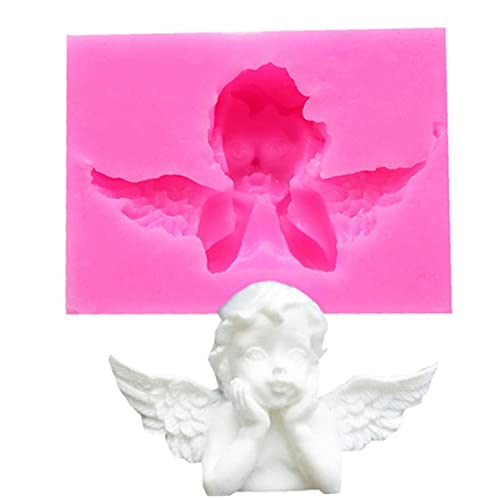 TOSSPER Engel-silikon-Form-süßigkeit-schokoladen-Form-Fondant-seifen-Formen Kuchen-Deckel Dekorieren Backe Werkzeug von TOSSPER