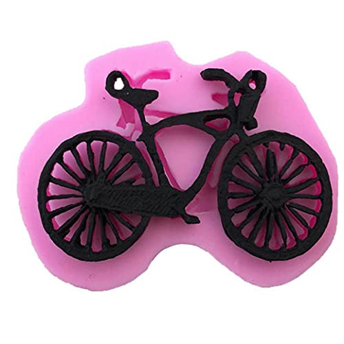 Fahrrad-silikon-form-süßigkeit Schokolade-backen-form-fondant-soap Bakeware Kuchen-deckel Werkzeug Verziert von TOSSPER