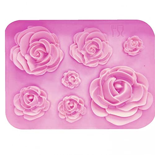 Rosen-blumen-silikon-form-kuchen-schokoladen-form-hochzeits-kuchen, Die Werkzeuge Fondant Sugarcraft Kuchen Bakeware von TOSSPER