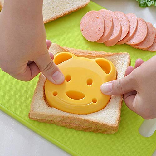 TOSSPER Sandwich Toast Brotform Kleine Gelbe Bär Form Kuchen Mold Maker Mold Cookie Cutter Craft Backwerkzeug von TOSSPER
